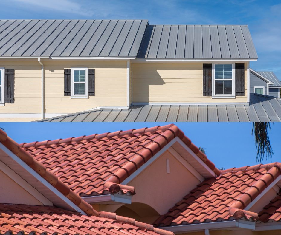 metal roofing vs tile roofing